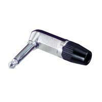 Rean NYS207 1/4" Mono Slim Right Angle Phone Plug